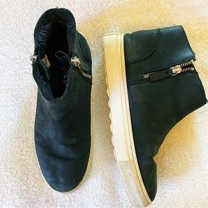 J Slides for Anthropologie shearing lined sneaker booty
